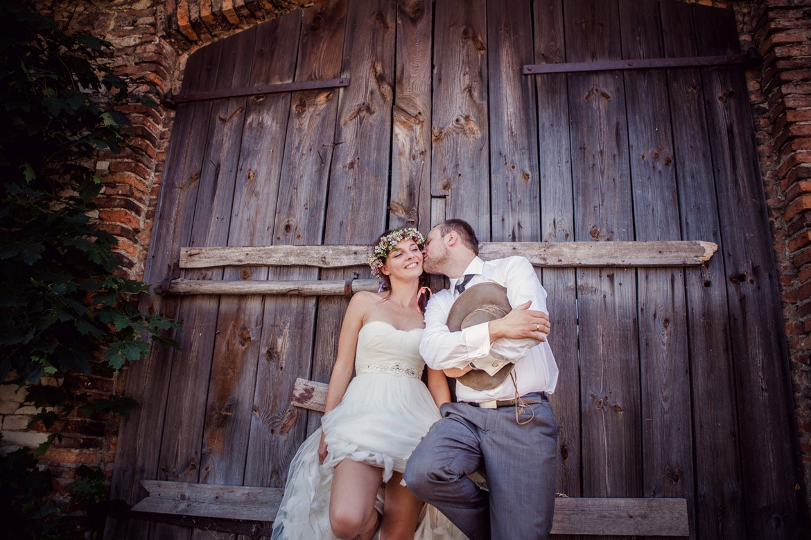 sielski plener ślubny