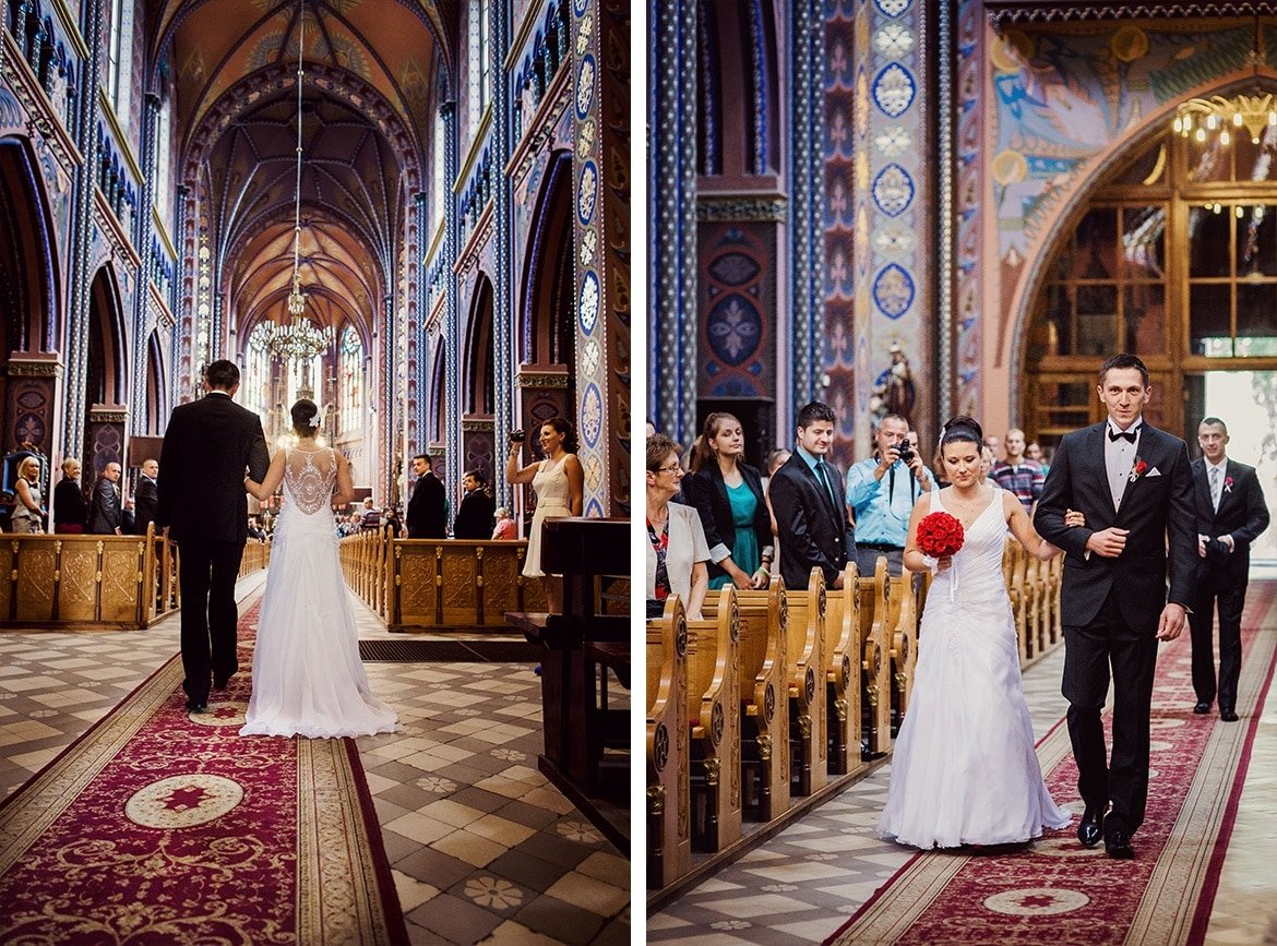 ślub w bazylice w Dąbrowie Górniczej