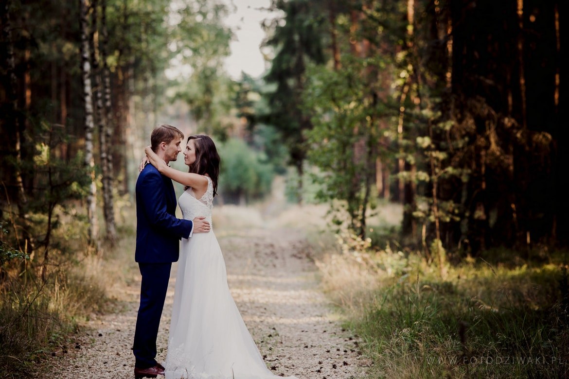 plener slubny w lesie Marta i Michal 001