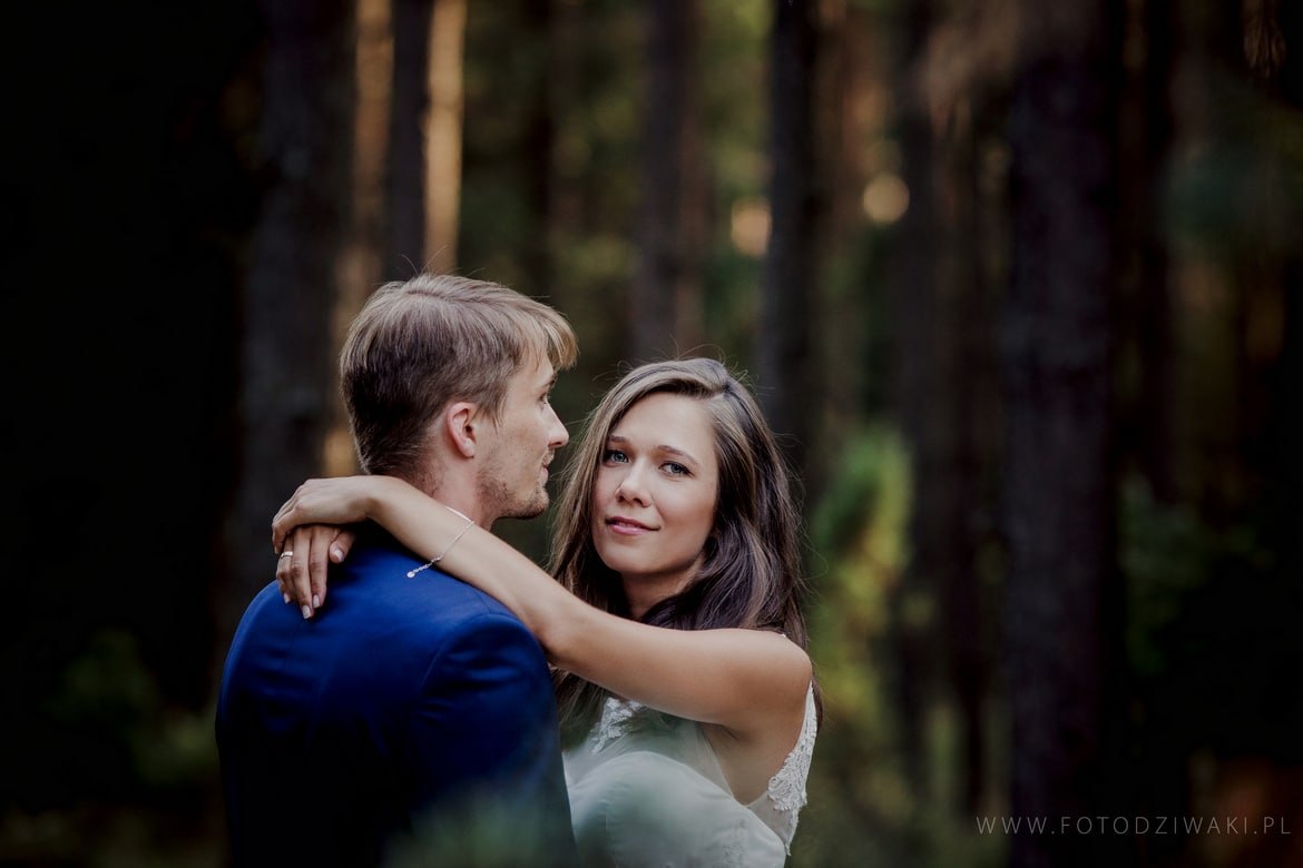plener slubny w lesie Marta i Michal 002