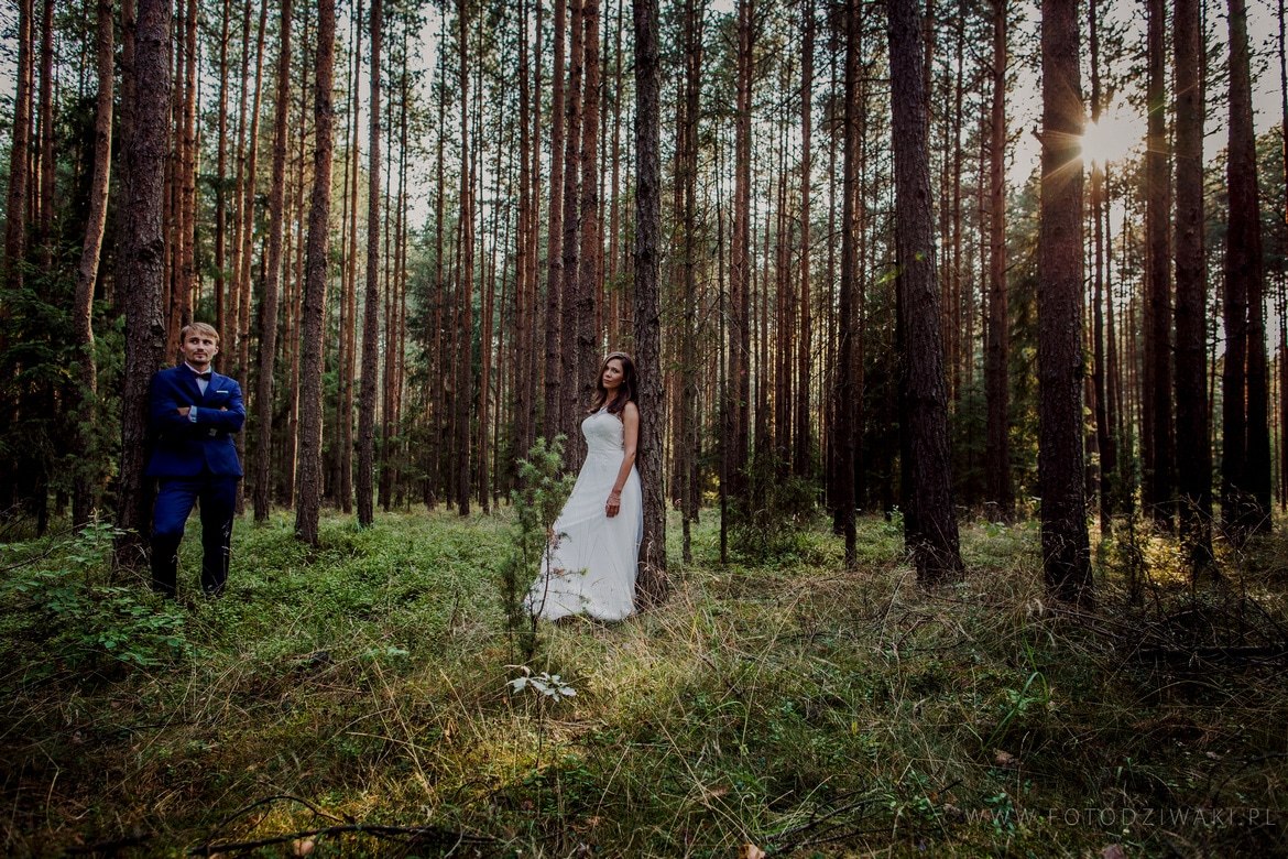 plener slubny w lesie Marta i Michal 003