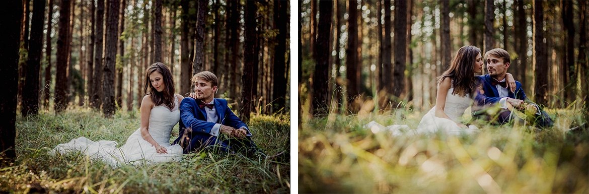 plener slubny w lesie Marta i Michal 009