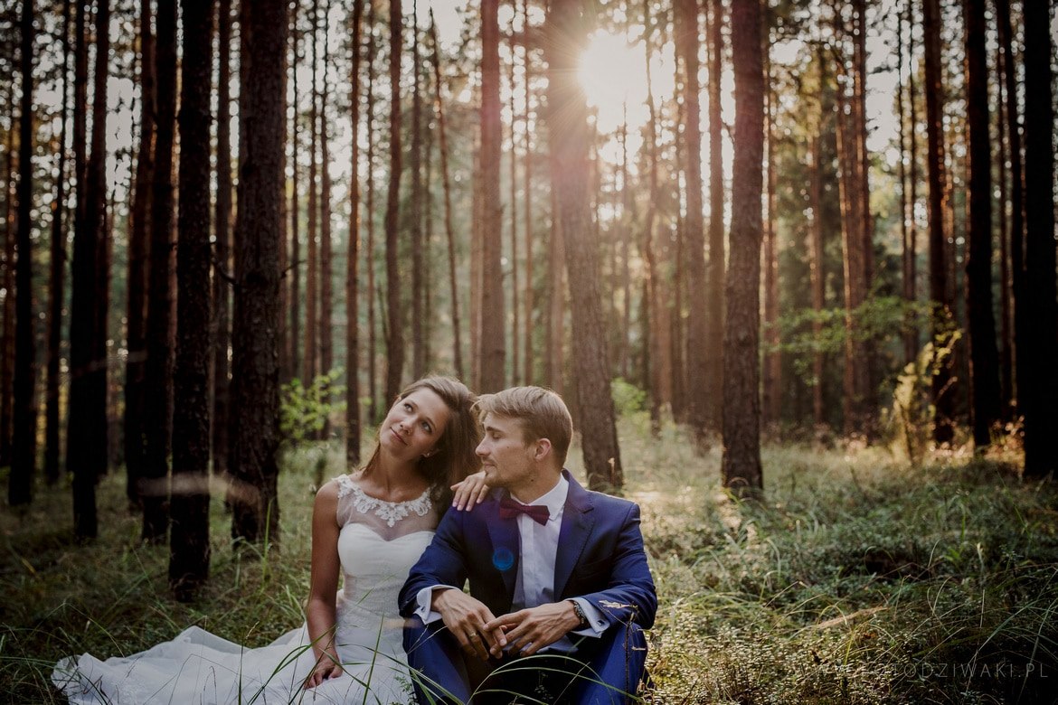 plener slubny w lesie Marta i Michal 010