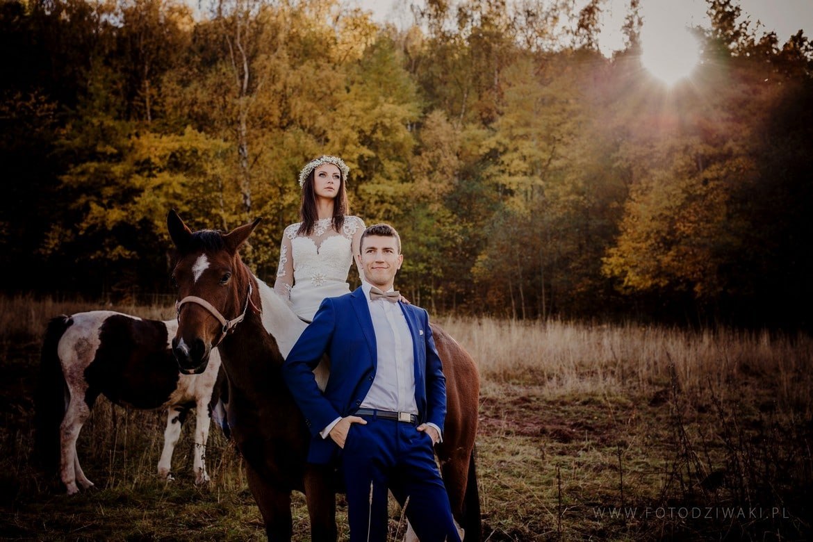 Ania i Arek plener na koniach_021