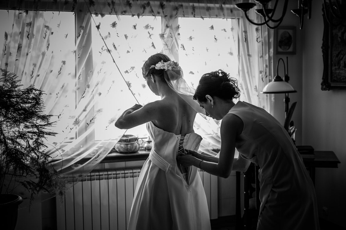 przygotowania panny mlodej