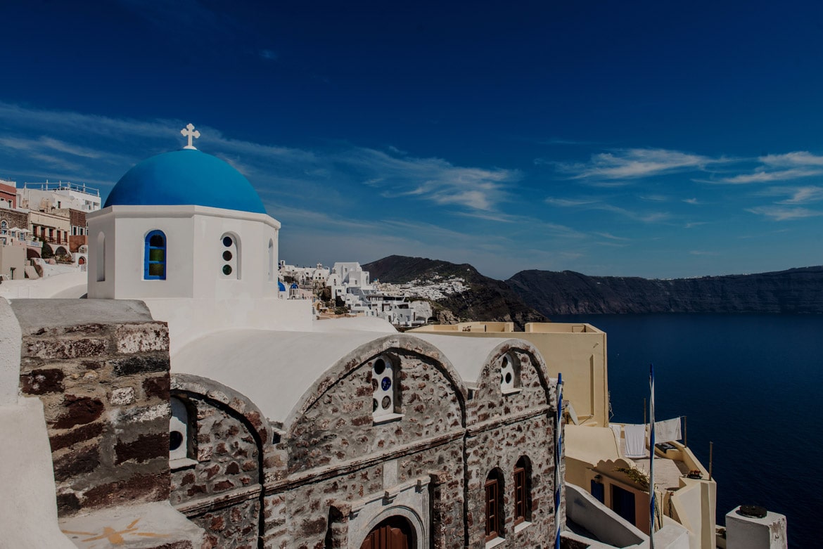 sesja na santorini