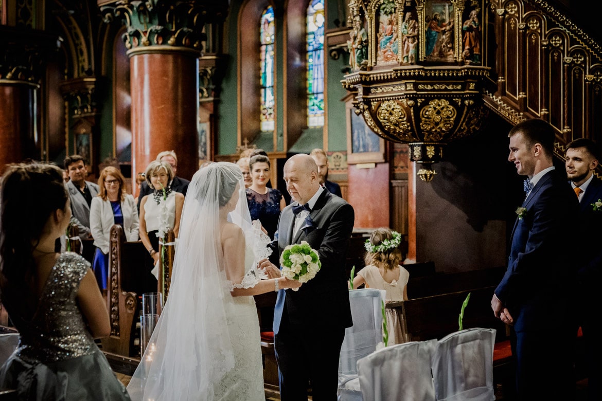 slub w sosnowieckiej katedrze