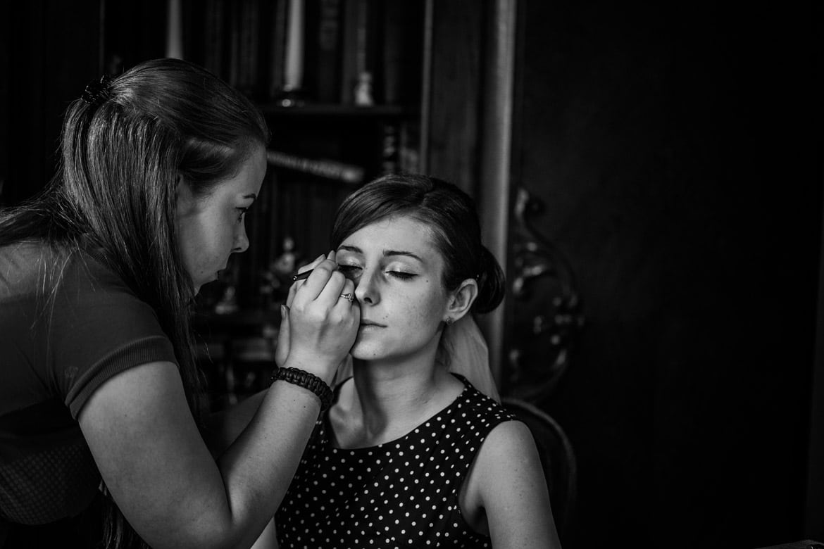 przygotowania panny mlodej