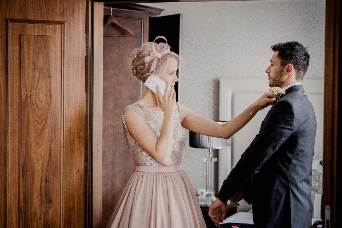 przygotowania do ślubu w rezydencji