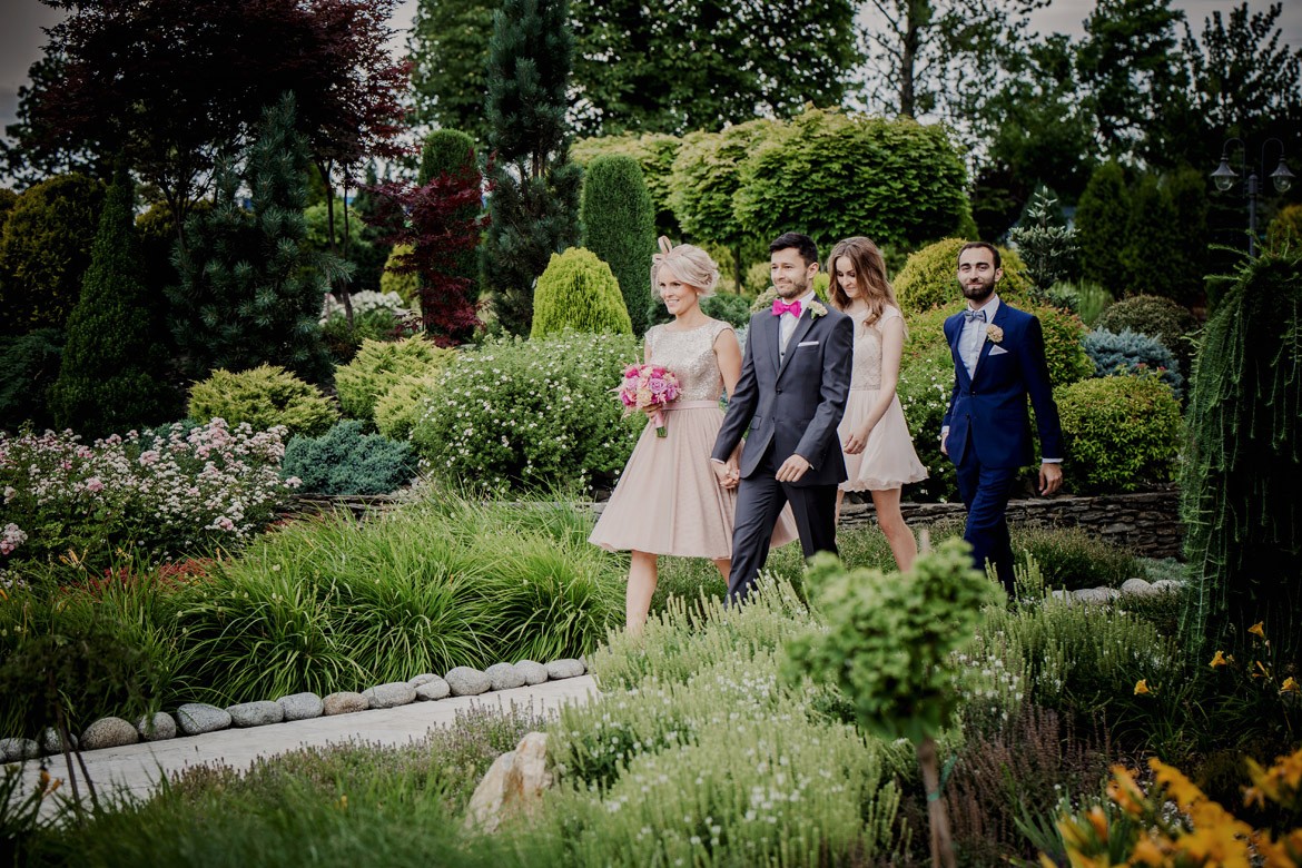 ślub plenerowy w ogrodzie rezydencja luxury