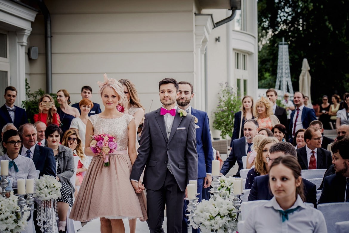 ślub plenerowy w ogrodzie rezydencja luxury