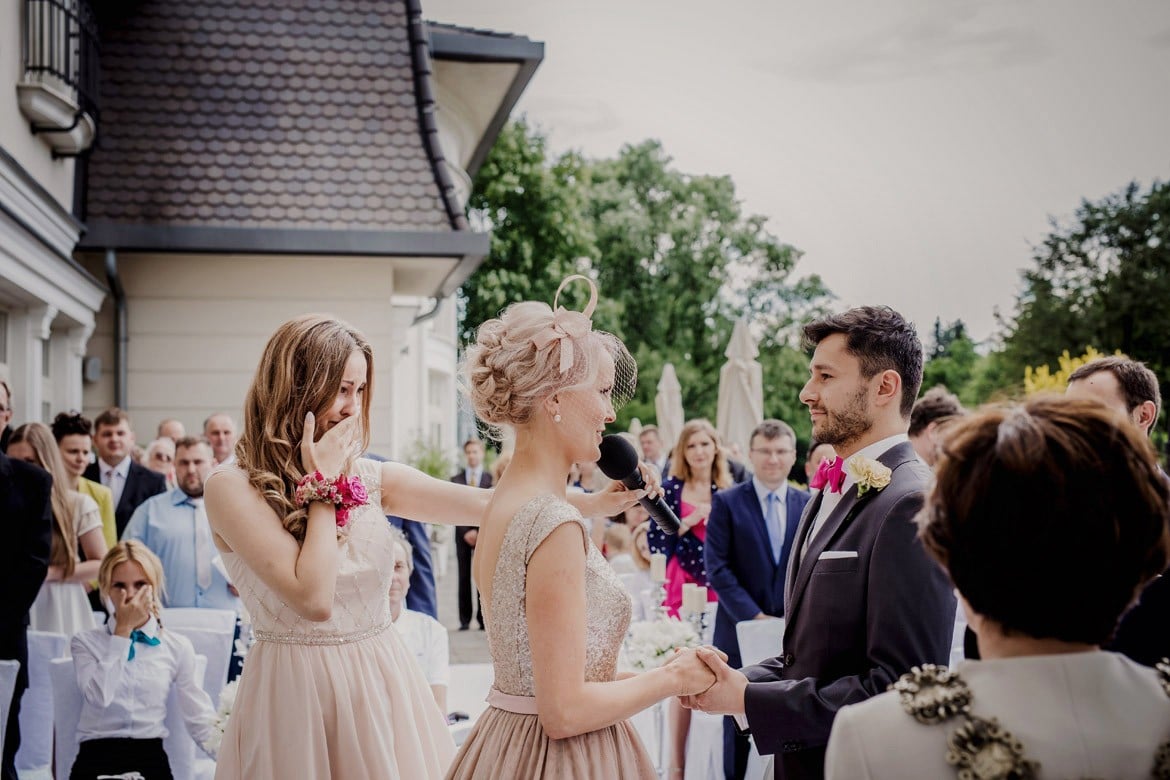 ślub plenerowy w ogrodzie rezydencja luxury