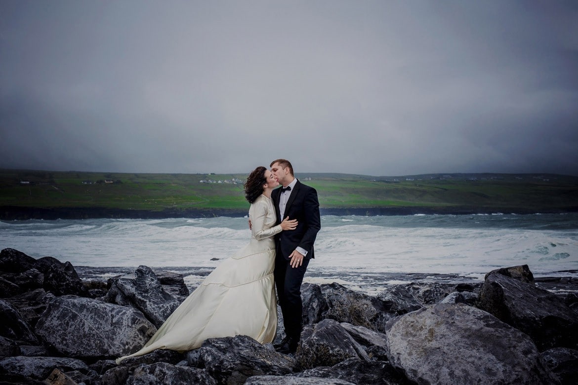 Cliffs of Moher wedding session