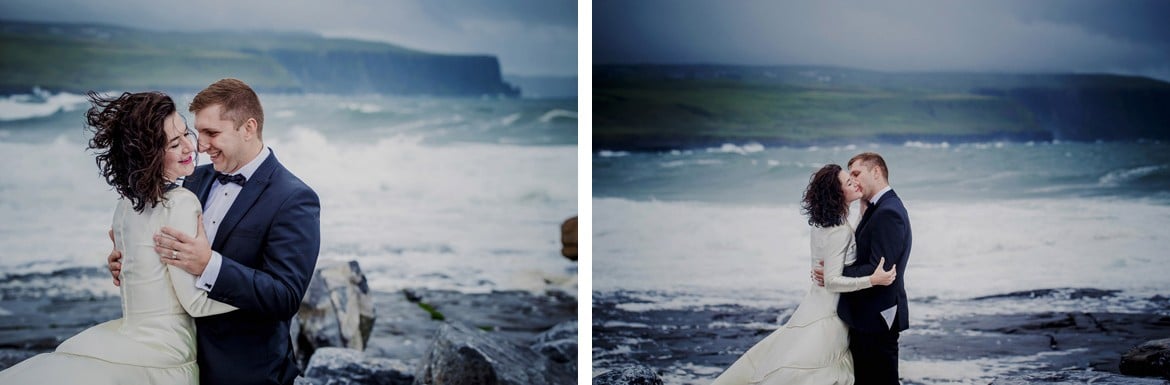 Cliffs of Moher wedding session