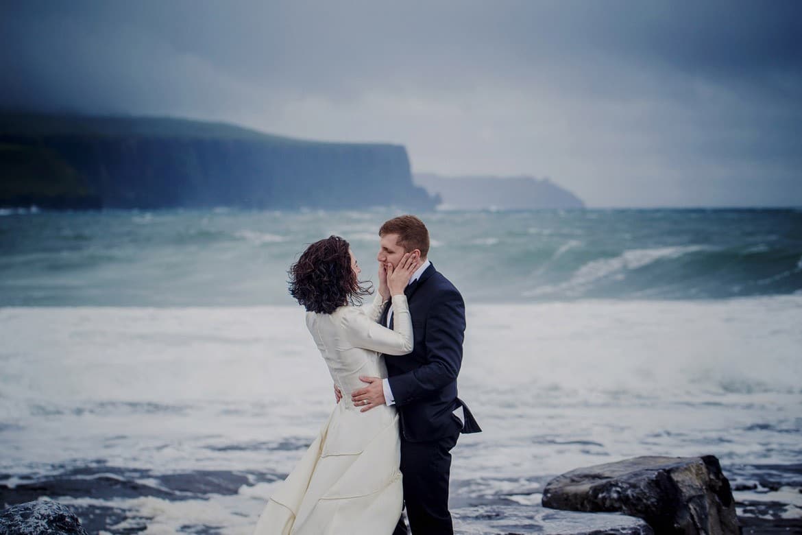 Cliffs of Moher wedding session