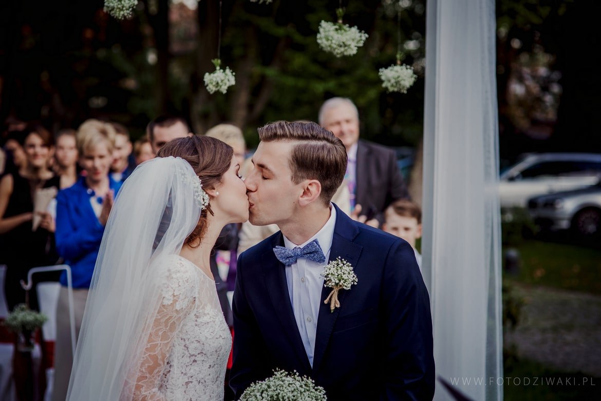 plenerowy ślub w stylu eko