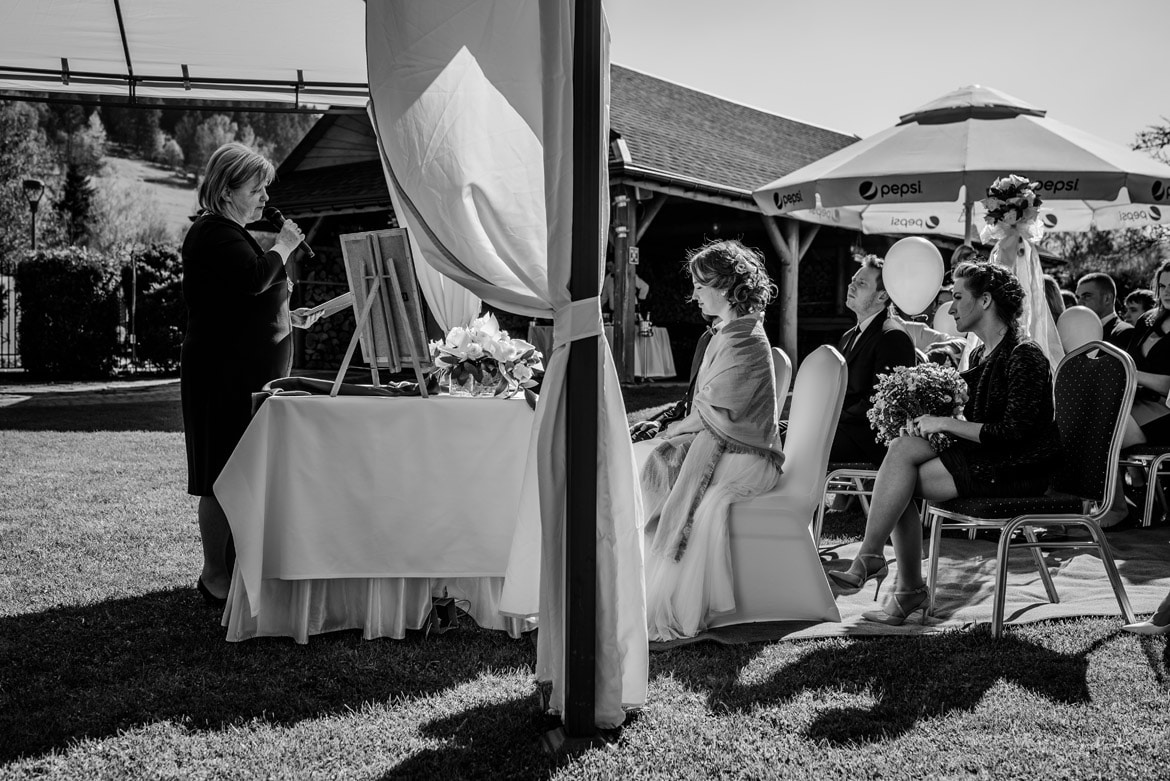 slub plenerowy w hotelu alpin