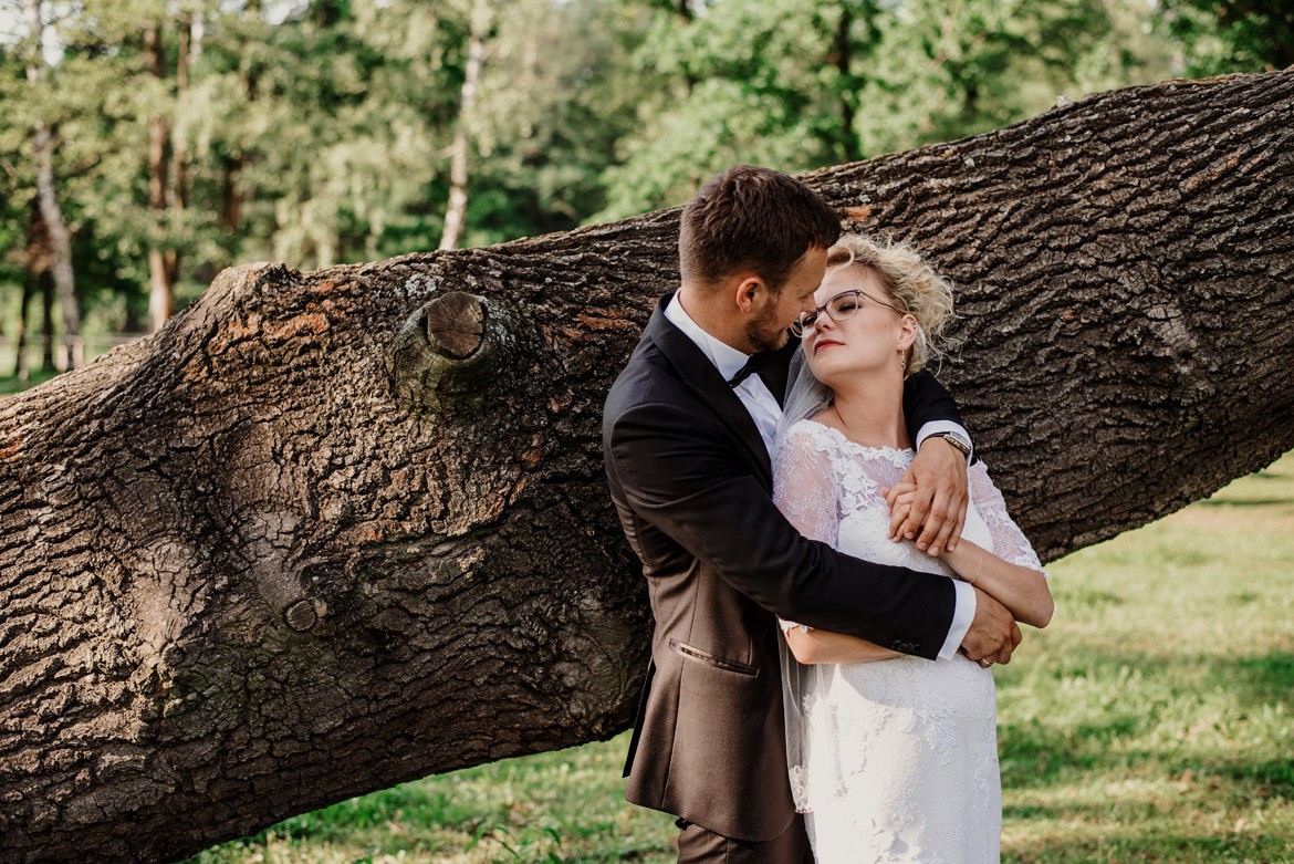 plener ślubny z końmi