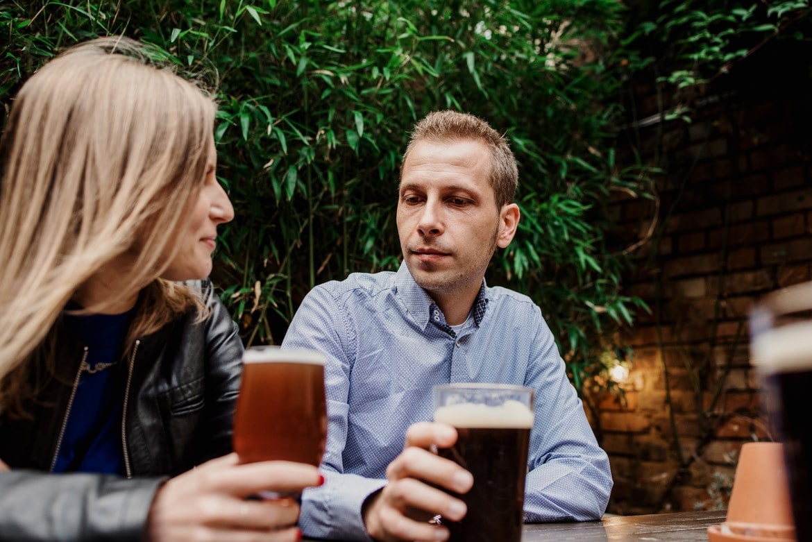 naturalna sesja narzeczenska