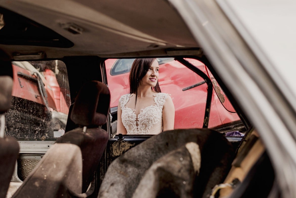 sesja slubna na zlomowisku