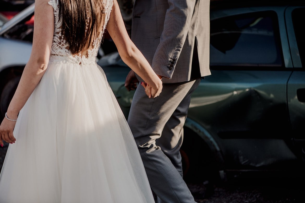 sesja slubna na zlomowisku