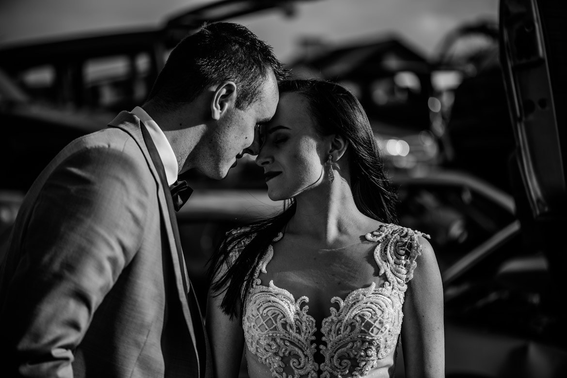 zdjecia slubne na zlomowisku