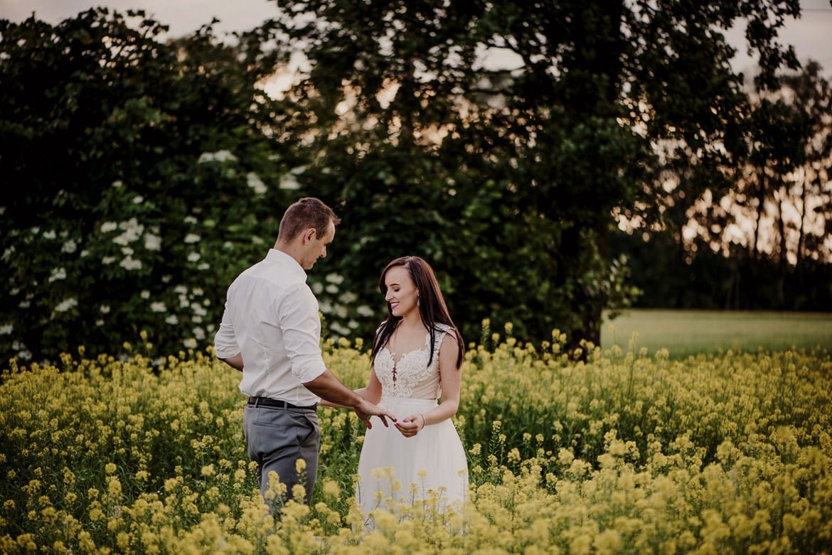 naturalny plener slubny