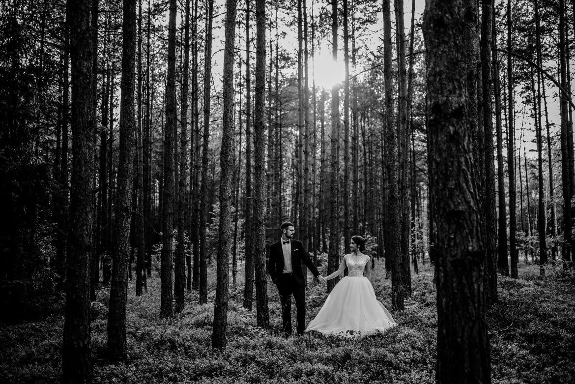 naturalny plener slubny