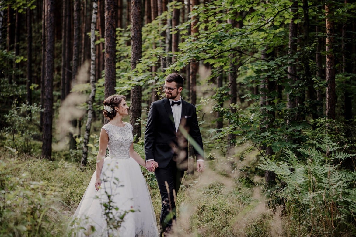 naturalny plener slubny