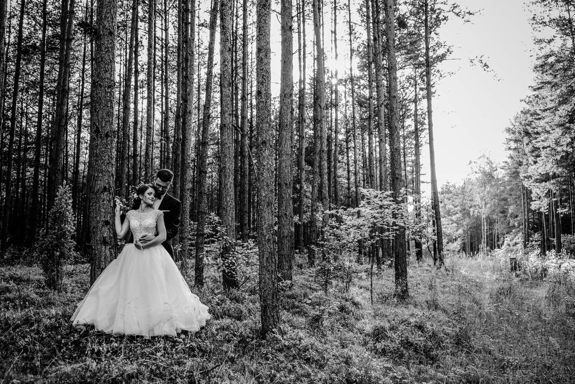 naturalny plener slubny