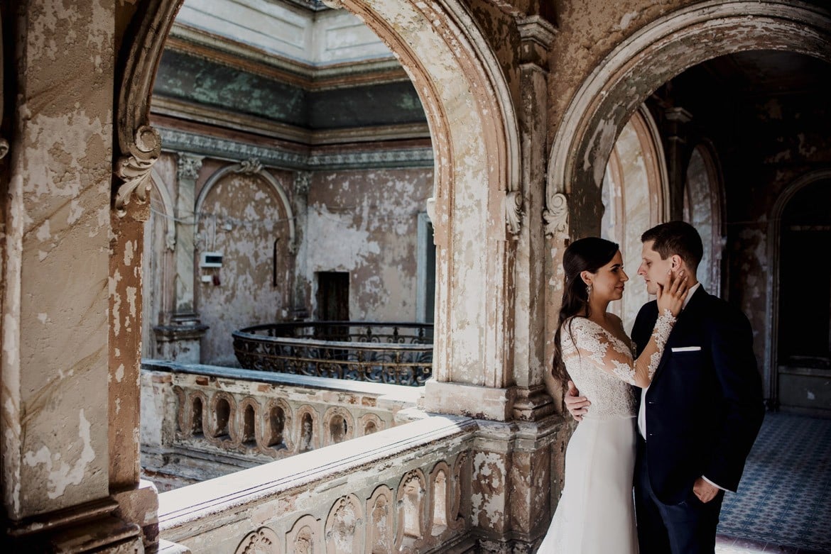 sesja w opuszczonym palacu