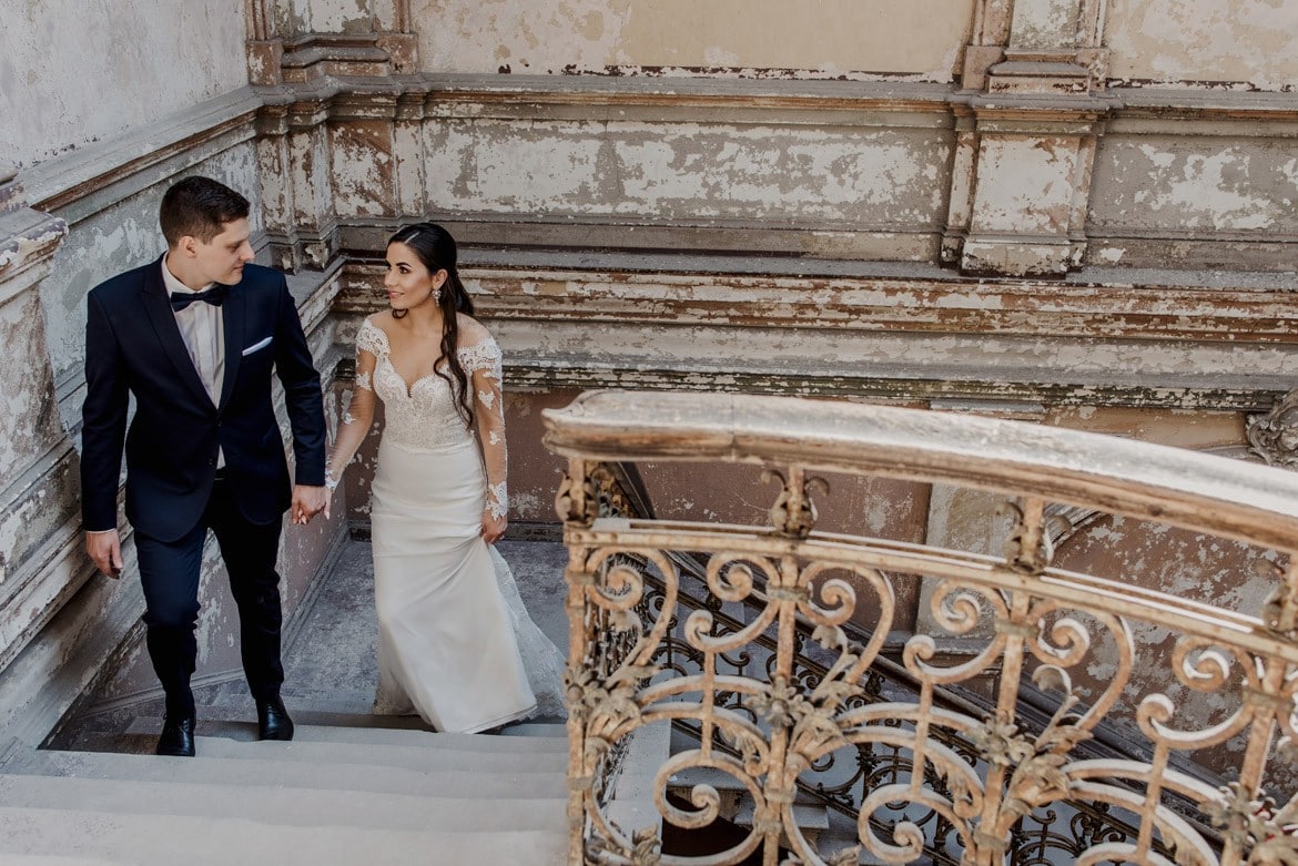 sesja w opuszczonym palacu