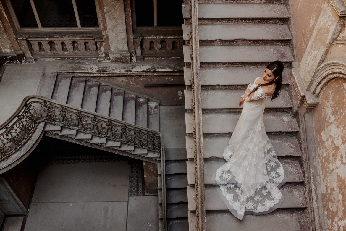 sesja w opuszczonym palacu