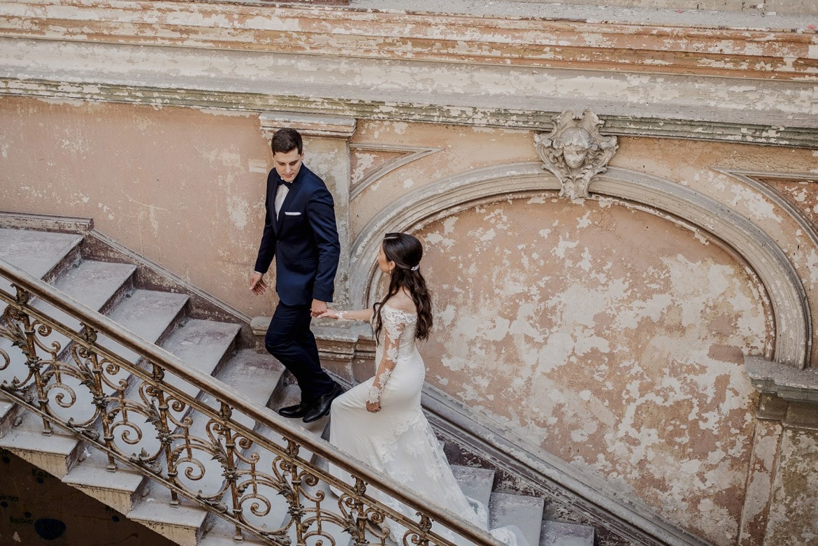 sesja w opuszczonym palacu