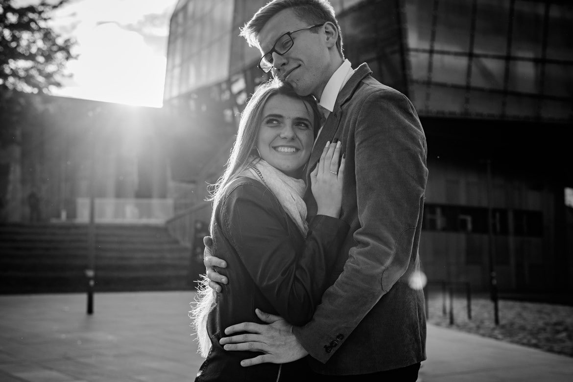 miejska sesja narzeczenska