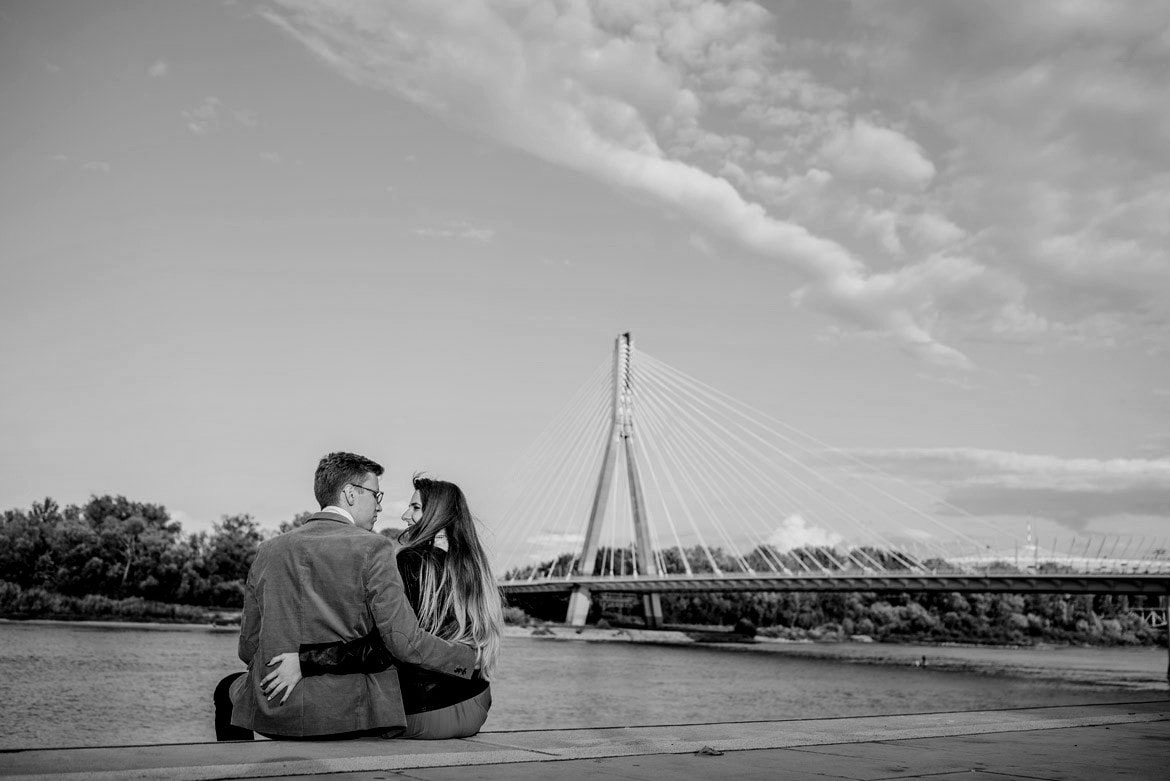 miejska sesja narzeczenska