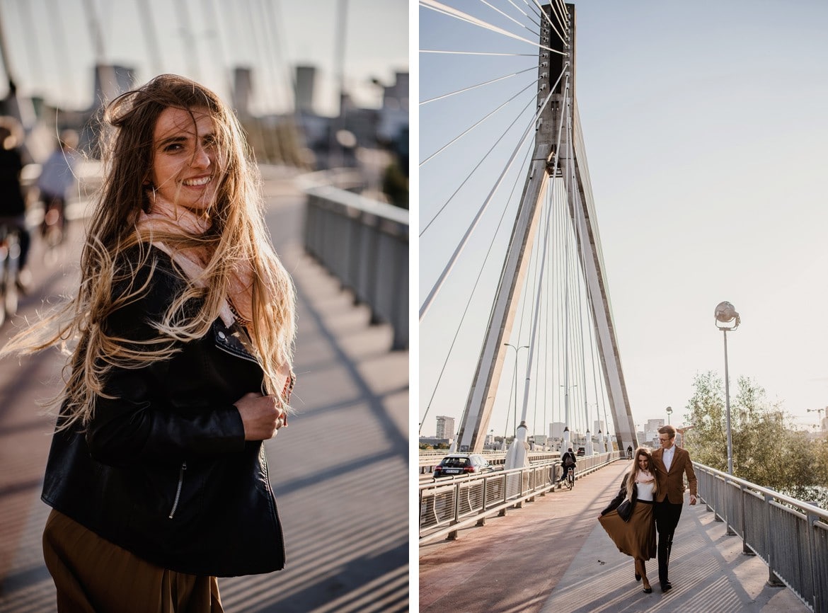 miejska sesja narzeczenska