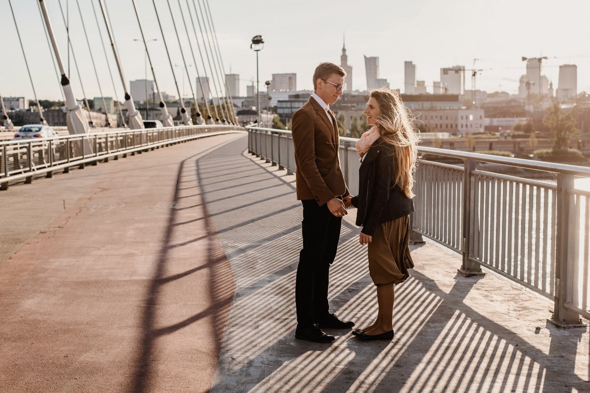 miejska sesja narzeczenska