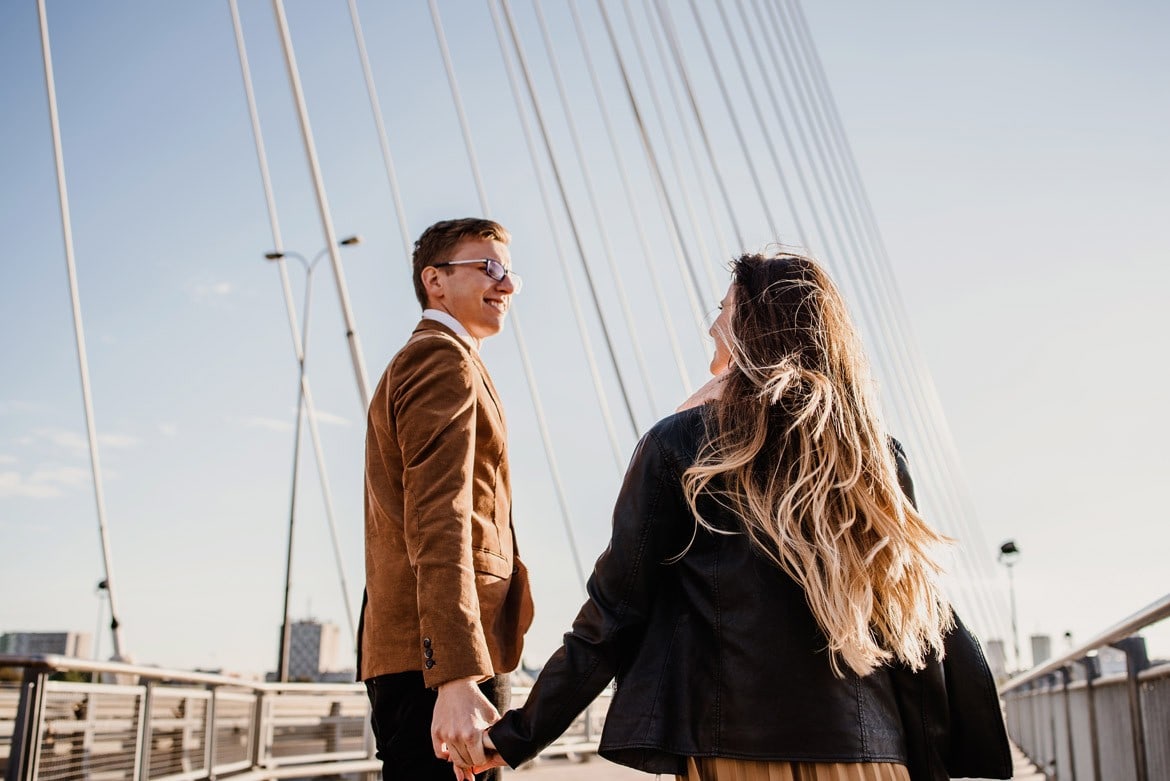 miejska sesja narzeczenska