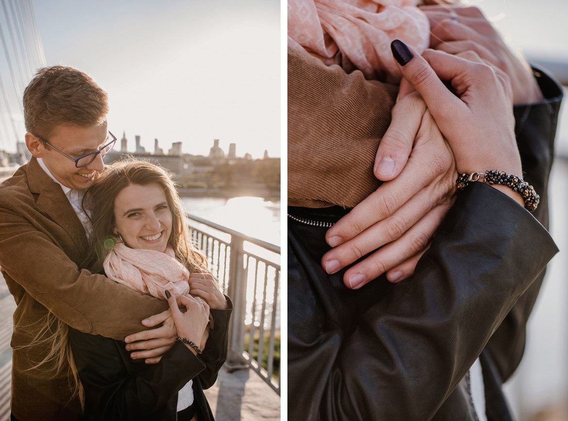 miejska sesja narzeczenska