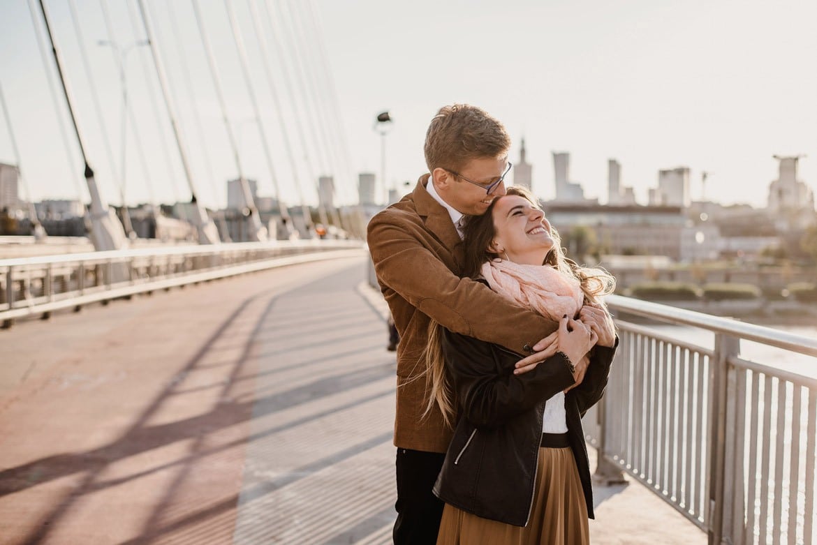 miejska sesja narzeczenska