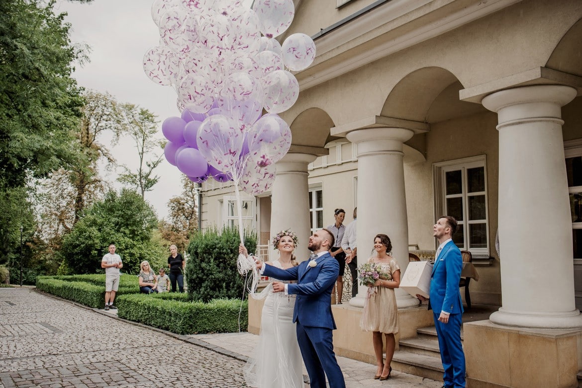 ślub plenerowy pałac śmiłowice