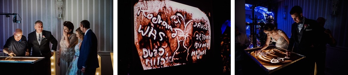 atrakcje na wesele malowanie piaskiem