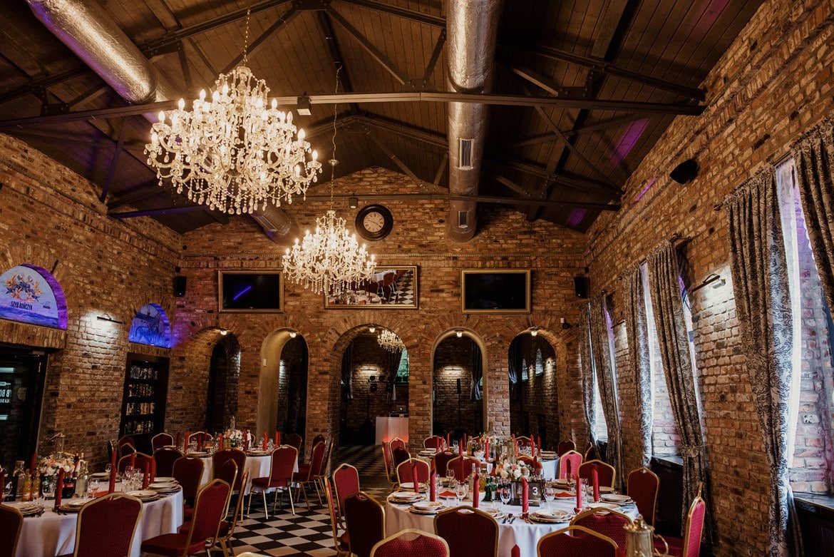 industrialna sala na wesele