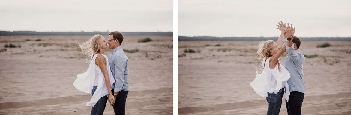 zwariowana sesja narzeczeńska