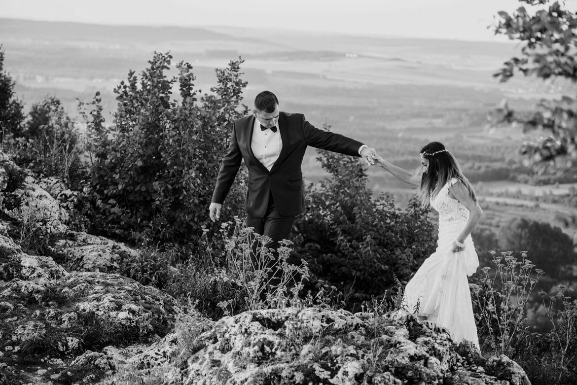 plener ślubny na jurze