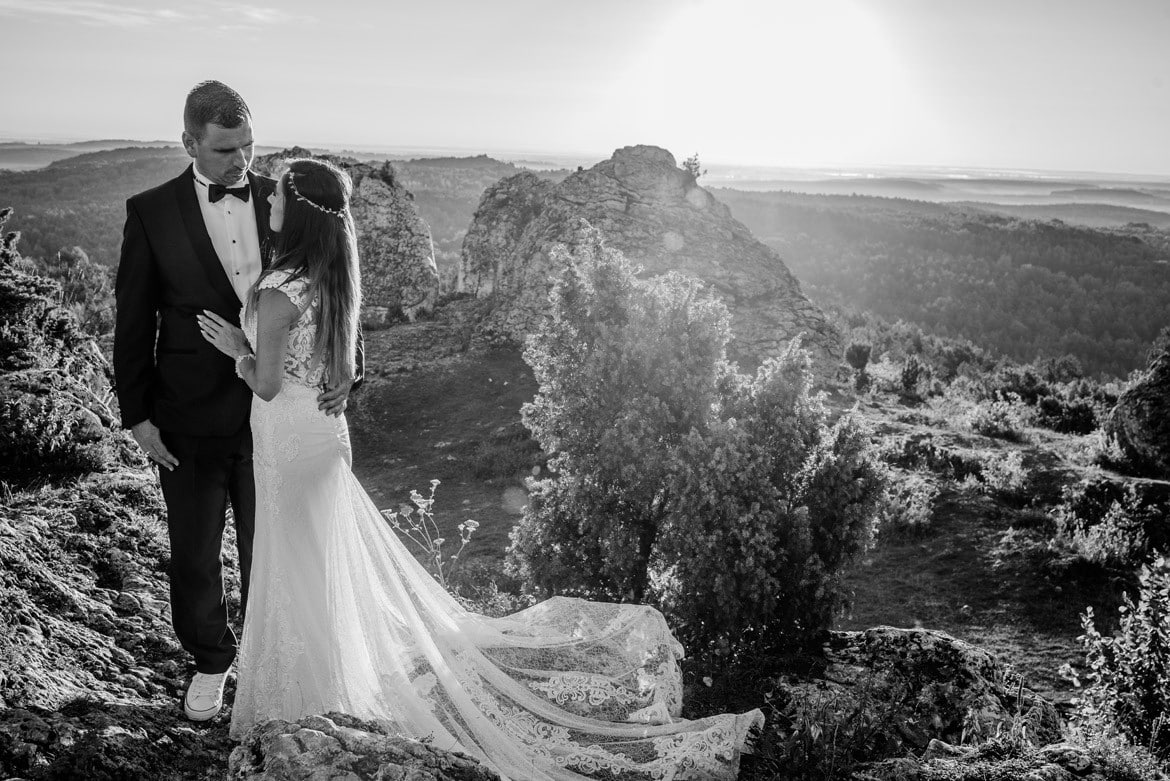 plener ślubny na jurze