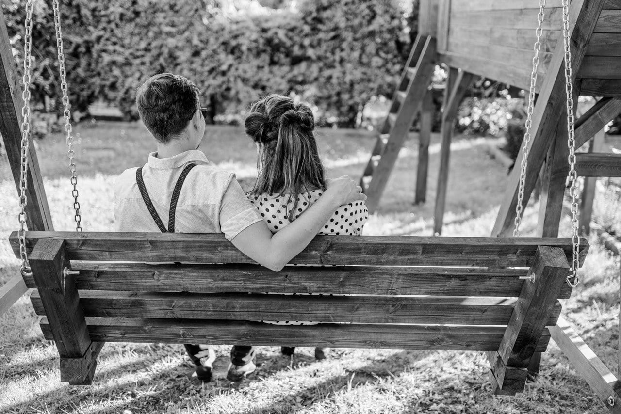 sesja narzeczenska w stylu retro