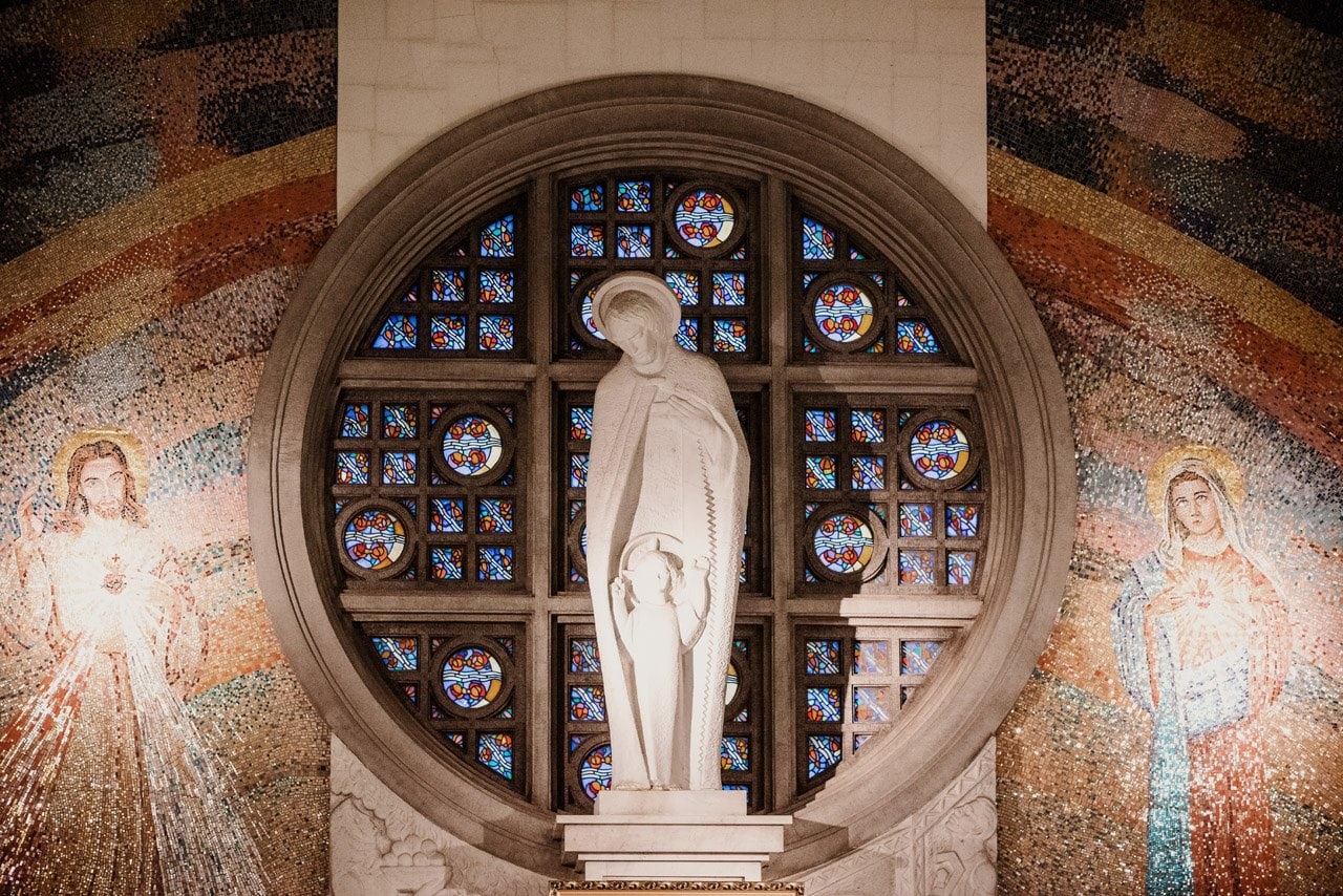 slub w bazylice w niepokalanowie