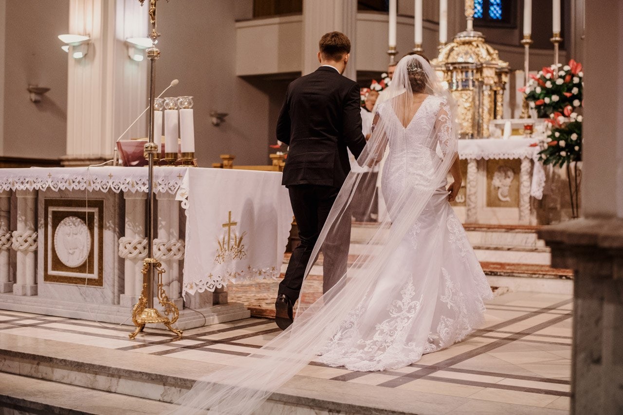 slub w bazylice w niepokalanowie